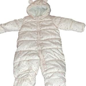 Baby GAP Cold Control Max Snowsuit Puffer Sz 6-12 month Full Zip Water Resistant